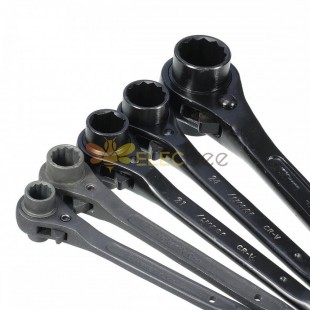5 Sizes Spanner Scaffold Podger Ratchet Site Ratcheting Socket Wrench Tools