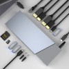 DisplayLink شاشة متعددة الوظائف من النوع C USB 3.2 Gen2 Hub يدعم معالج M1