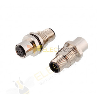 M12 Male to Female Adapter I Type Adapter A Code 3pin 4pin 5pin 8pin 12pin Waterproof Connector