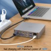 Das neue duale Typ-C-Erweiterungs-Docking ist für das Mac Book Expansion Dock 100 W PD Charging USB HUB Hub geeignet