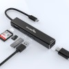Расширенная док-станция Type-C для интерфейса USB3.0 HUB с док-станцией расширения 4K HDMI USB3.0 Устройство чтения карт памяти SD/TF