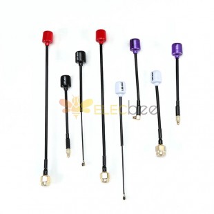 5.8G SMA/RP-SMA/MMCX/UFL Transmitter/Receiver 4 Micro Lollipop Antenna Omni RHCP For Racing Drone