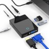 Manufacturer directly provides Type-C extended dock brackets with power supply USB HUB six-in-one extended docking hub HUB