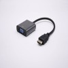 HDMI To VGA With Audio Converter HDMI To VGA To Projector Computer To LCD TV Conversion Cable