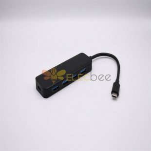 Type-C Bağlantı İstasyonundan USB3.0 Ayırıcıya BC Hızlı Şarjlı 4 Bağlantı Noktalı Yüksek Hızlı USB Hub