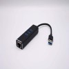 网线转接口转换器USB笔记本电脑网线转接头口网络宽带4合1扩展坞
