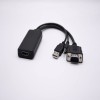 VGA to HDMI Converter VGA Male To HDMI Female Computer Connected To TV Projector With Audio Cable