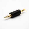 Audio Cable Adapter Male To Male Headset Plug Straight Converter 3pole