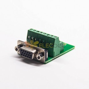 15 Pin D Sub Adapter Female High Density D-Sub Straight to Breakout Board 16Pin