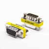 15 Pin Gender Changer Male To Male High Density D-Sub Straight Metal VGA