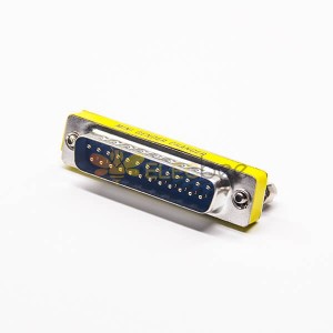 25 Pin Cinsiyet Değiştirici Erkek Erkek Için Standart D-Sub Konektör Düz Metal
