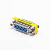 26 Pin Connector Adapter Straight High Density D-Sub Female To Female Metal