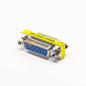 26 Pin Connector Adaptateur Straight High Density D-Sub Female To Female