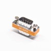 9 Pin Mini Cinsiyet Değiştirici Metal Standart D-Alt Erkek Erkek Düz DB Adaptörü