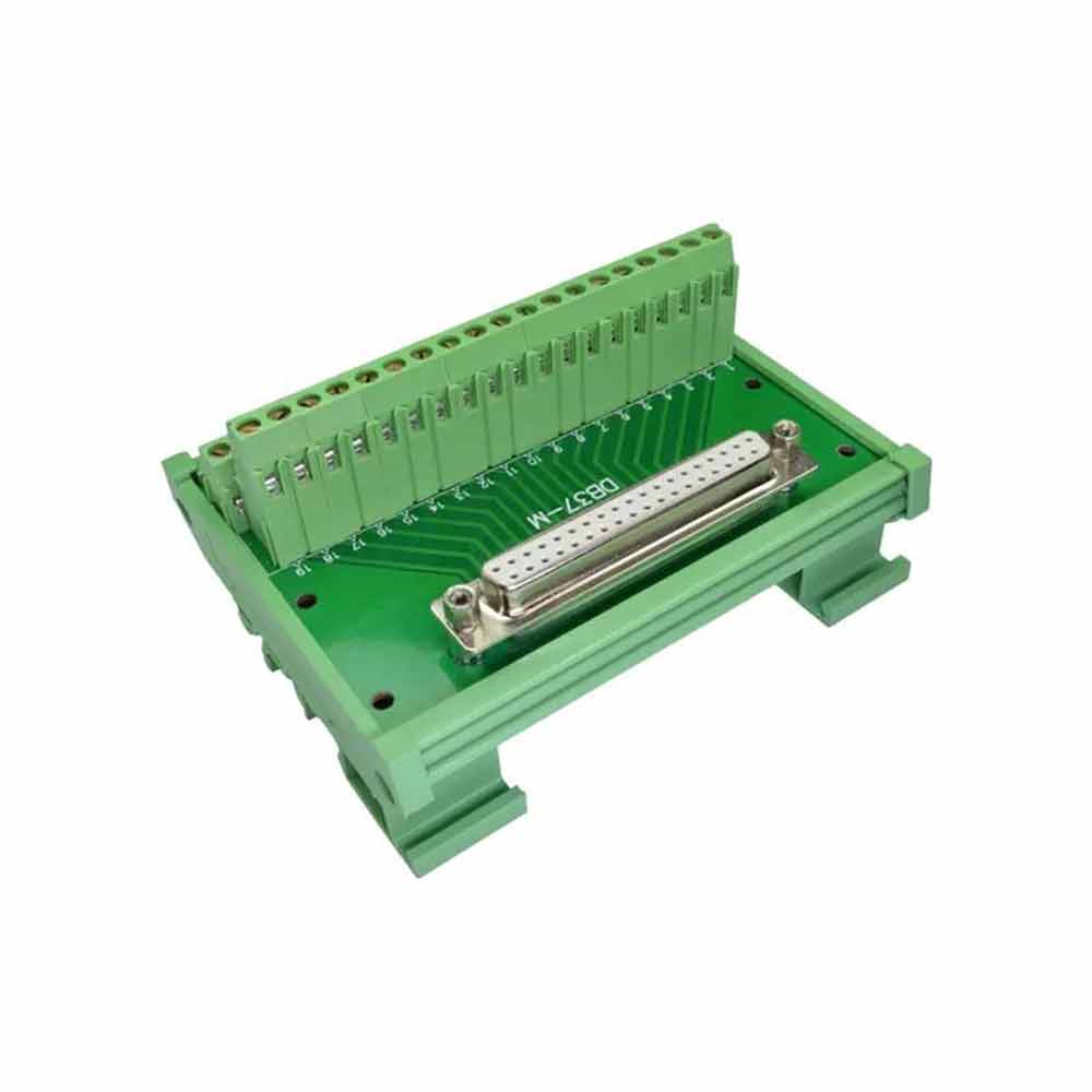 Automation Guide Rail Type Module Rack for 37P Solderless Board Female Head with Module Rack DB37P Solderless Terminal Block Relay Line Board