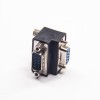 D Sub Right Angle Adapter Standard D-Sub 9 Pin Male To 9 Pin Female