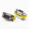 D Sub To VGA Adapter 180 Degree High Density D-Sub Male to Female 15 Pin Metal