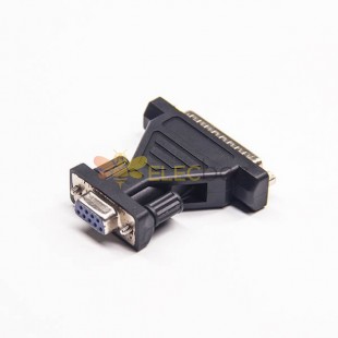 DB25 Adapter Male To 9 Pin Female Standard D-Sub Straight Injection Adapter