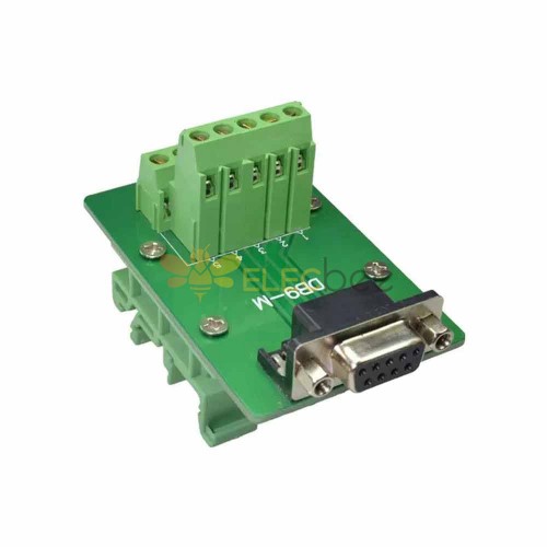DB37 Solderless Terminal Block Adapter  Solderless DB37P Connector Wire Terminal  Straight Male Connector  No Bracket