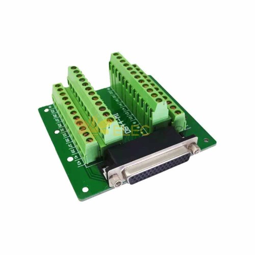 DB44 Solderless Connector Wire Terminal DR44 Pin Adapter Board  Relay Board Terminal Plate Connector  Female without Base