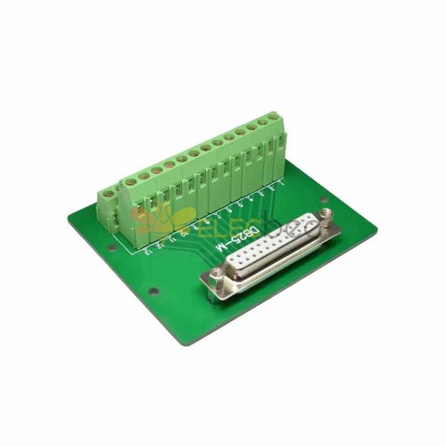DR25-Pin-Parallel-Lötfreier Adapter DB25-Pin-Relais-Klemmenblock Automatisierungs-Führungsschiene Typ Einzelbuchsen-Klemmenblock ohne Modulträger