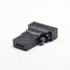 Dvi Için Hdmi Adaptör DVI 24+1Pin Erkek HDMI Kadın Dik Açı 360 Derece Döndürün