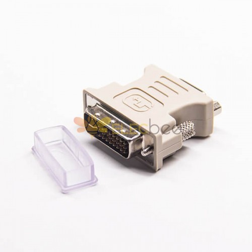 DVI To High Density Adapter 24+5Pin Male To HDB 15Pin Female Straight
