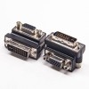 DVI To Vga Adapter 24+5Pin Male DVI To High Density D-Sub Female 15Pin Right Angle Adapter