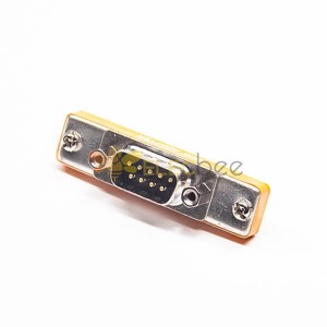 Adaptador de metal Straight Standard D-Sub 9 Pin Male To 25 Pin Female