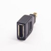 Mini DP Male To DisplayPort Female black Straight Adapter