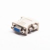 Mini Gender Changer 15 Pin High Density D-Sub 180°Female To DVI Male 24+5 Pin