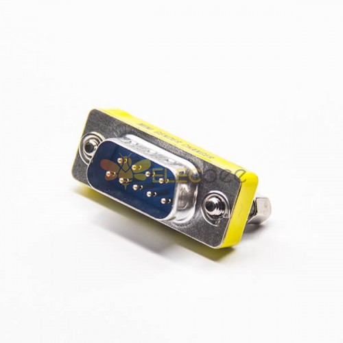 Mini Geschlecht Wechsler Adapter Stecker zu weiblich gerade Metall 9 Pin Standard D-Sub