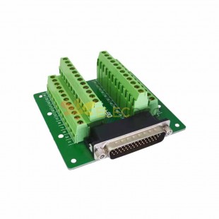 Relay Board Terminal Plate Connector  Male without Base DB44 Solderless Connector Wire Terminal DR44 Pin Adapter Board