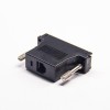 RJ12 To DB Connector RJ12 Female To 25Pin Male Standard D-Sub black Straight Adapter
