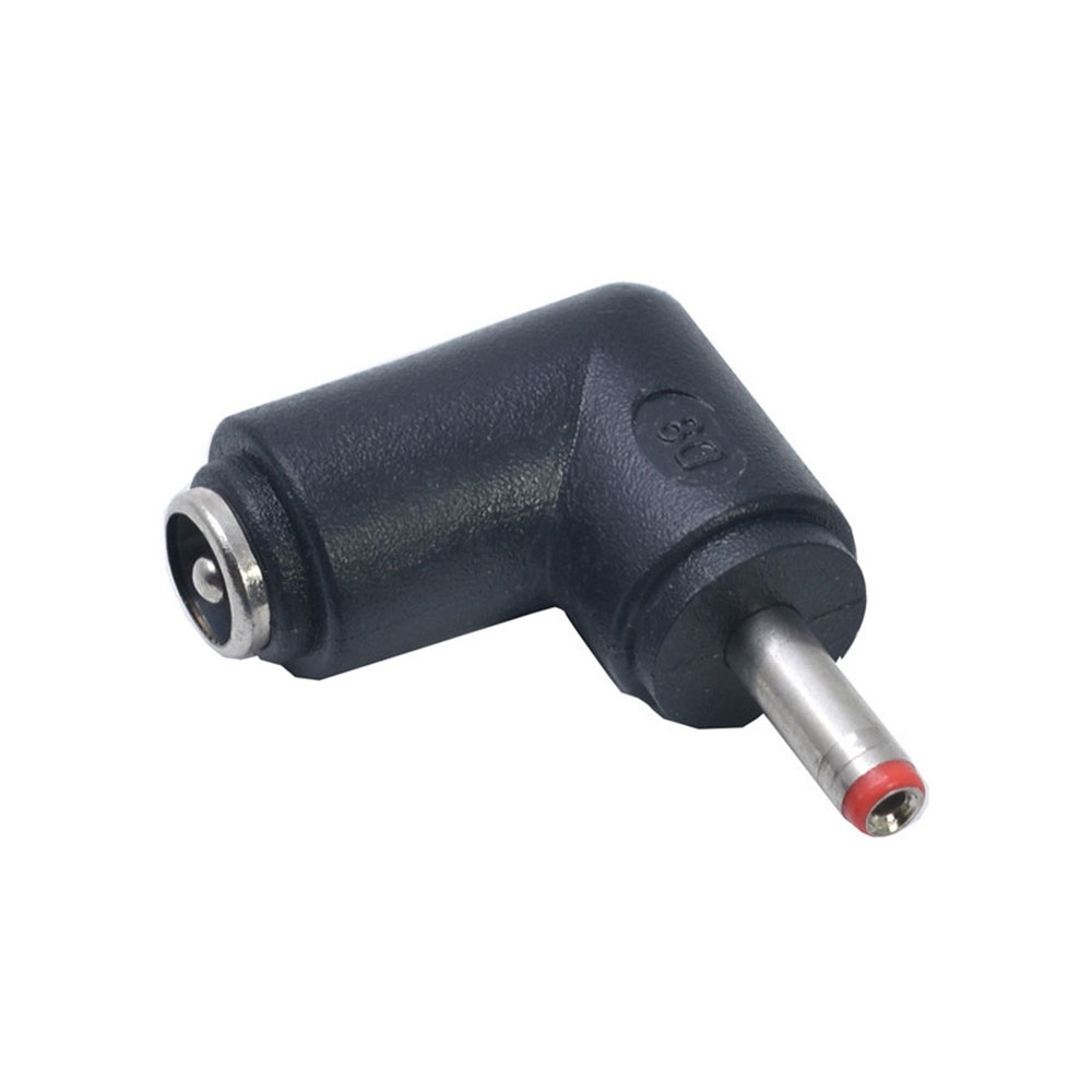 DC Connector DC 5.5x2.1mm Jack to 3.5x1.35mm Plug Right Angle