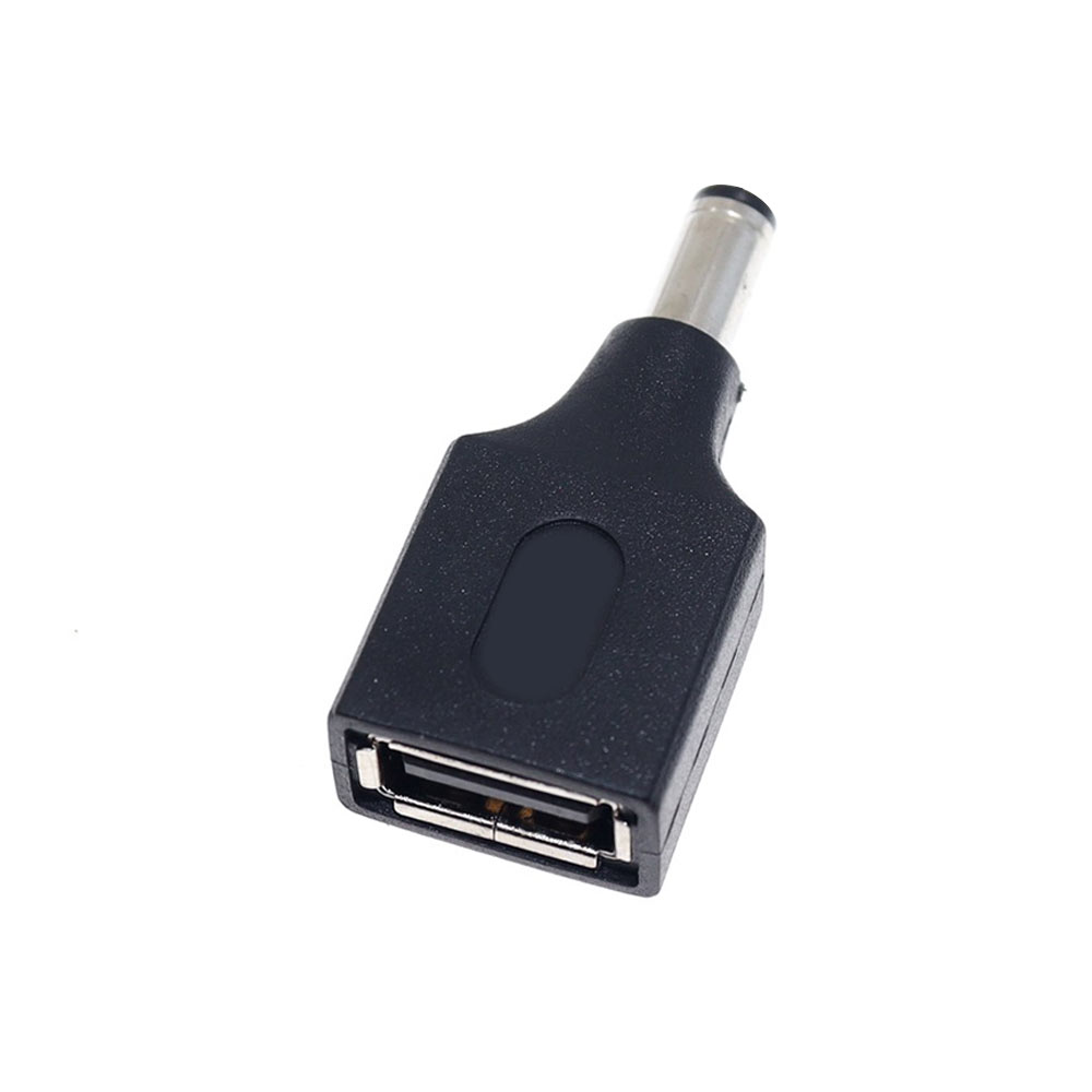 Adaptateur d\'alimentation cc, prise pour ordinateur portable, prise cc 5.5x2.1mm vers prise USB A, convertisseur droit 5V