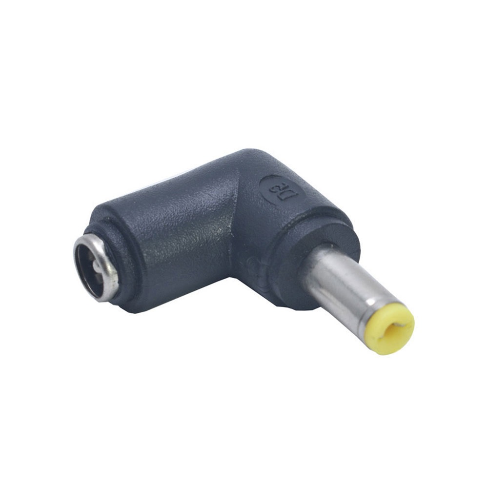 DC Power Conversion Adapter DC 5.5x2.1mm Jack to 5.5x1.7mm Plug 90 Degrees