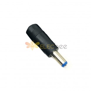 Power Adapter Connector DC 5.5x2.1mm Jack to 5.5x2.1mm Blue Plug Straight Joint Adapter