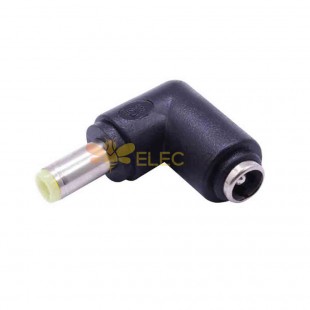 Power Adapter Connector DC 5.5x2.1mm Jack to 5.5x2.5mm Plug Right Angle Joint Adapter