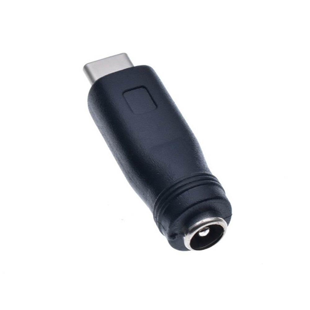 Adaptateur d\'alimentation USB vers DC, Jack femelle 5.5x2.1mm vers connecteur mâle de Type C, coupleur droit