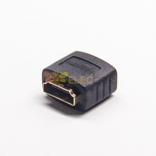 HDMI A Coulper Black Color Female to Male