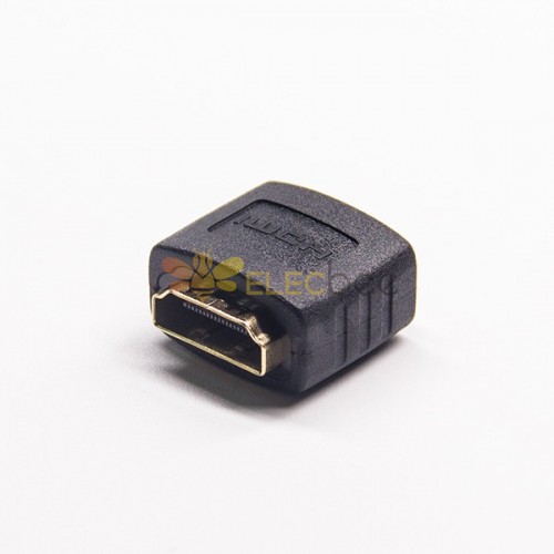 HDMI A转换器黑色公转母网络直通
