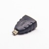 HDMI Adapter Schwarz Farbe Stecker zu Buchse mit Kunststoffabdeckung