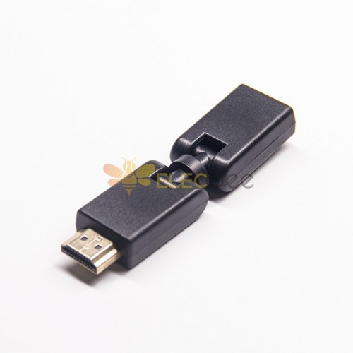 HDMI Male to Female Adaptor with Black Color