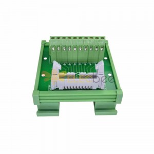 DC2 20P Latched Header Connector Extension Line PLC Automation Relay Board with Solderless Terminal Block 20 Pin Latched Header Connector with PCB Bracket