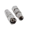 Adattatore coassiale RF da 2,4 mm maschio a SSMA maschio ad alte prestazioni in acciaio inossidabile 40 GHZ