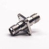 2.92mm Female to 2.92 Female Flange with 4 Holes Adapter