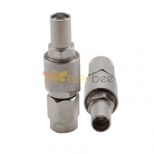 SSMA Male to SMP Male Plug Stainless Steel 40GHZ High Performance Adapter