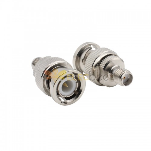 Adapter BNC Male Plug to SMA Female Jack RF Coaxial Straight Connector Adapter DC-6GHz