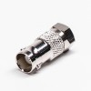 20pcs BNC Female to F Male Straight Adapter Nickel Plated